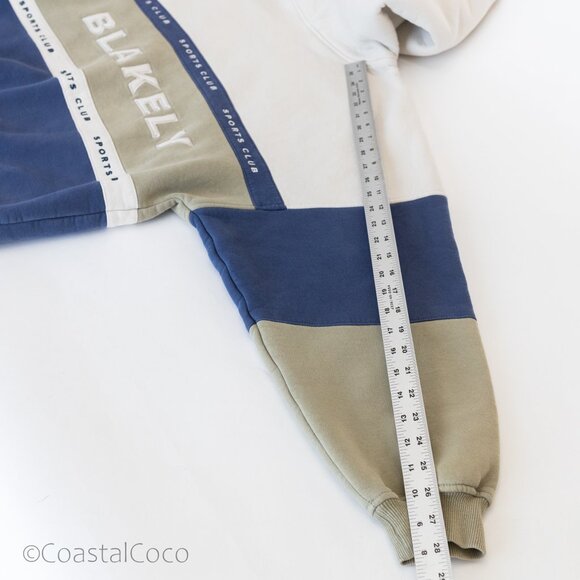 Blakely Alpine Oversized Hoodie M Relaxed Embroidered Cozy Chunky Athleisure - Picture 11 of 11